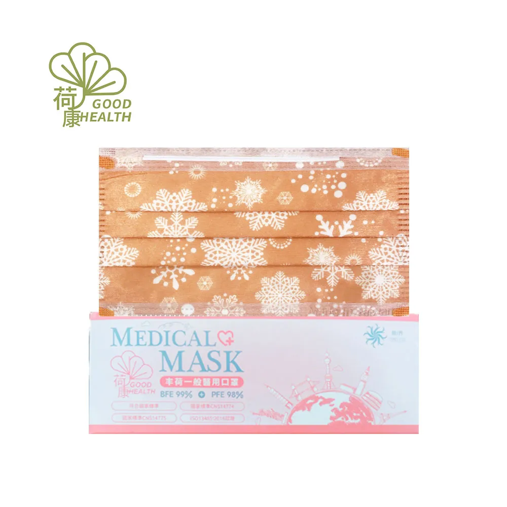 【荷康】台灣製造醫用醫療口罩3D立體剪裁超服貼 抹茶牛奶(10/盒) 歷史價格詳細信息