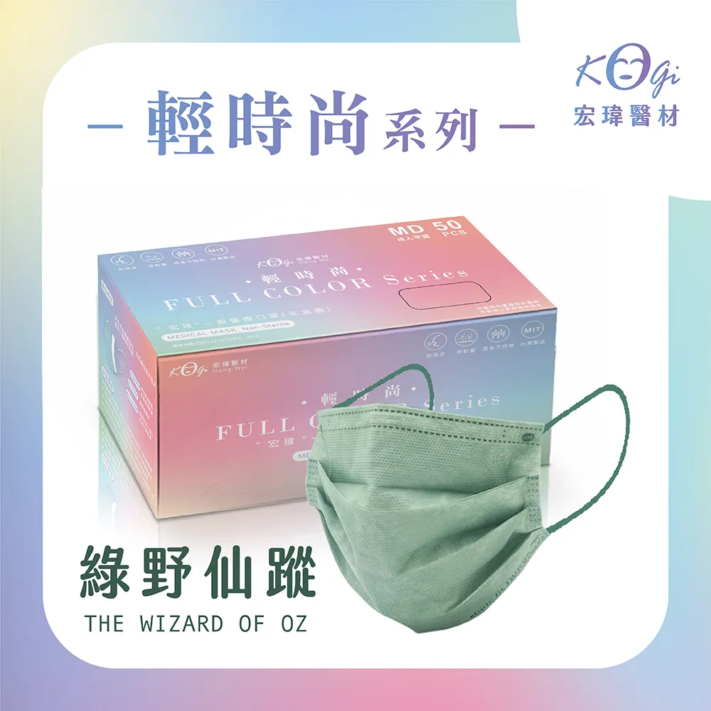 宏瑋-滿版醫療口罩-MD蔚藍海域(50入/盒) 歷史價格詳細信息
