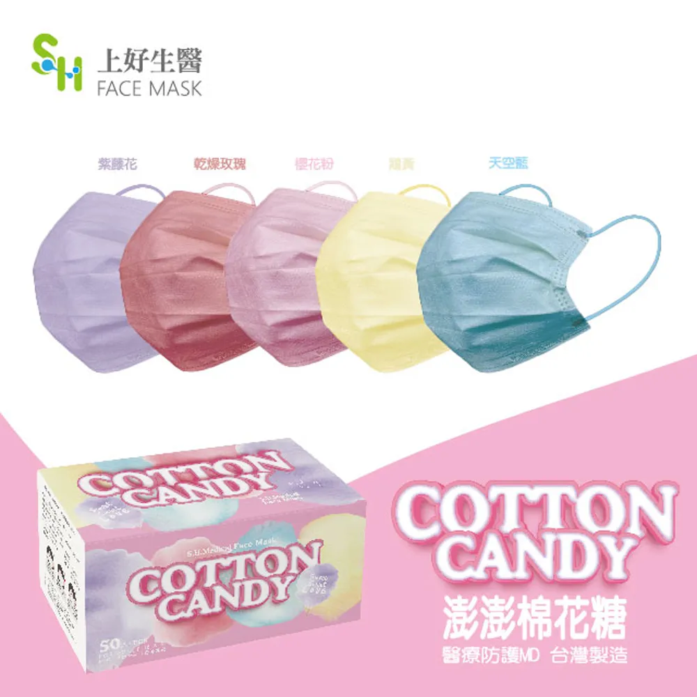 【上好生醫】成人五色混款｜晨霧瀰漫｜50入裝 醫療防護口罩 歷史價格詳細信息