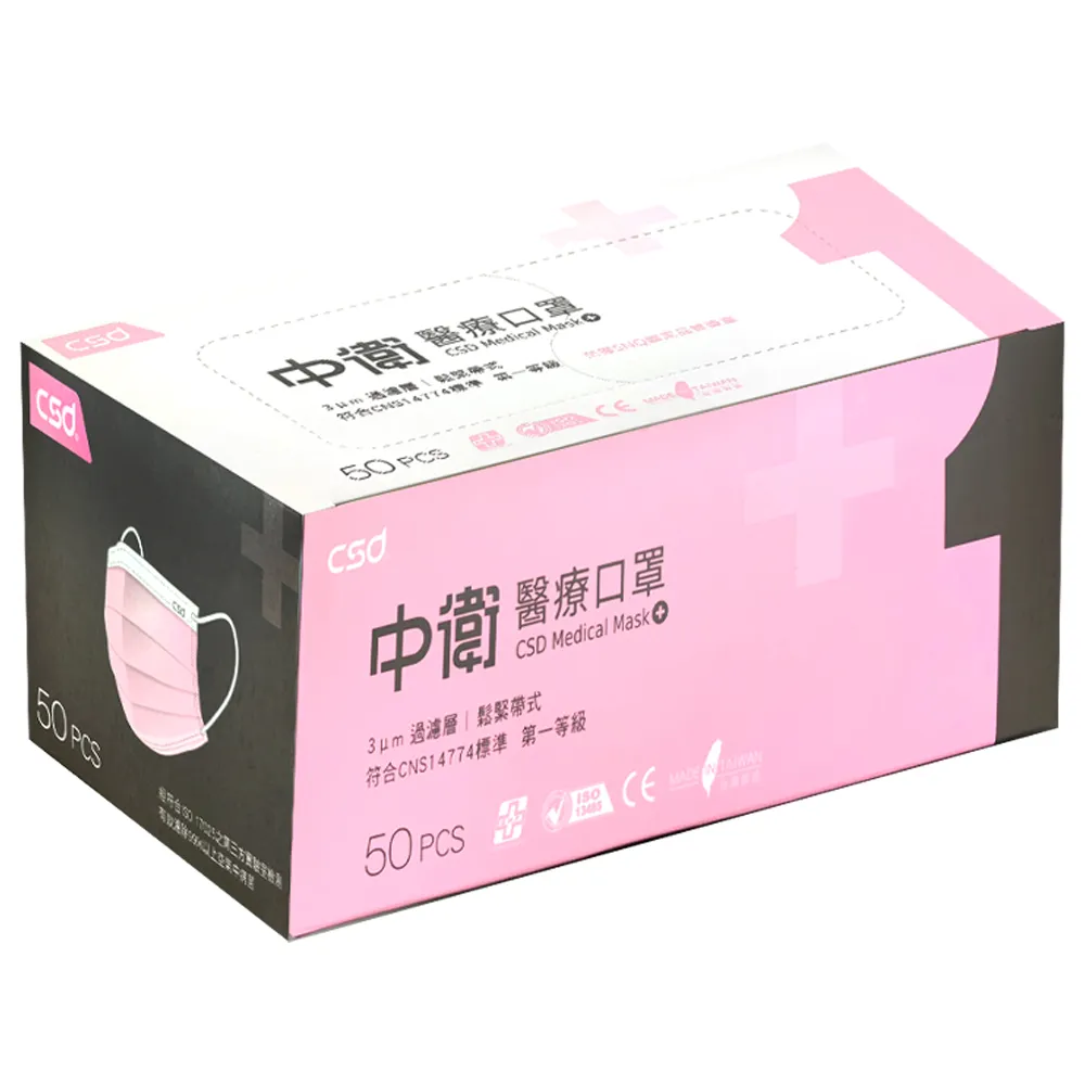【中衛】成人平面醫療口罩 粉色 50入/盒 價格比較,價格查詢,歷史價格詳細信息