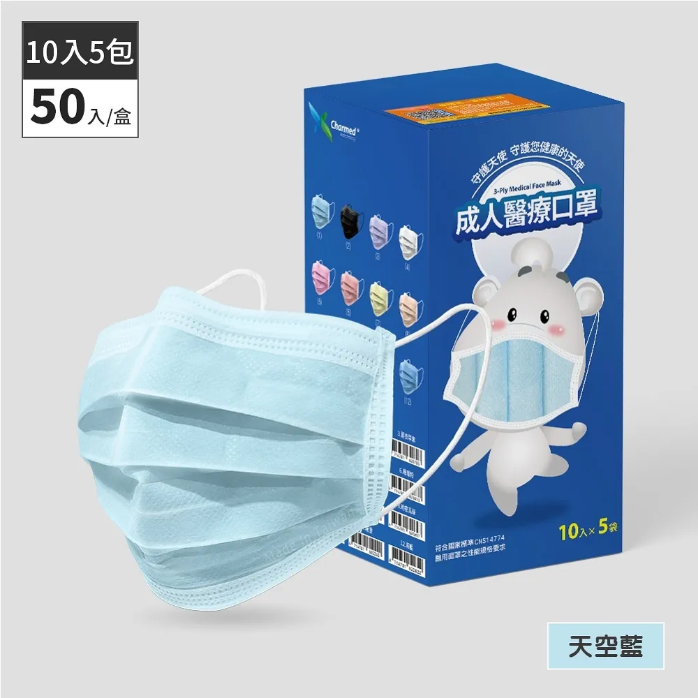 昌明生技 成人醫用口罩-浪漫漸層綜合款(50入/盒) 歷史價格詳細信息