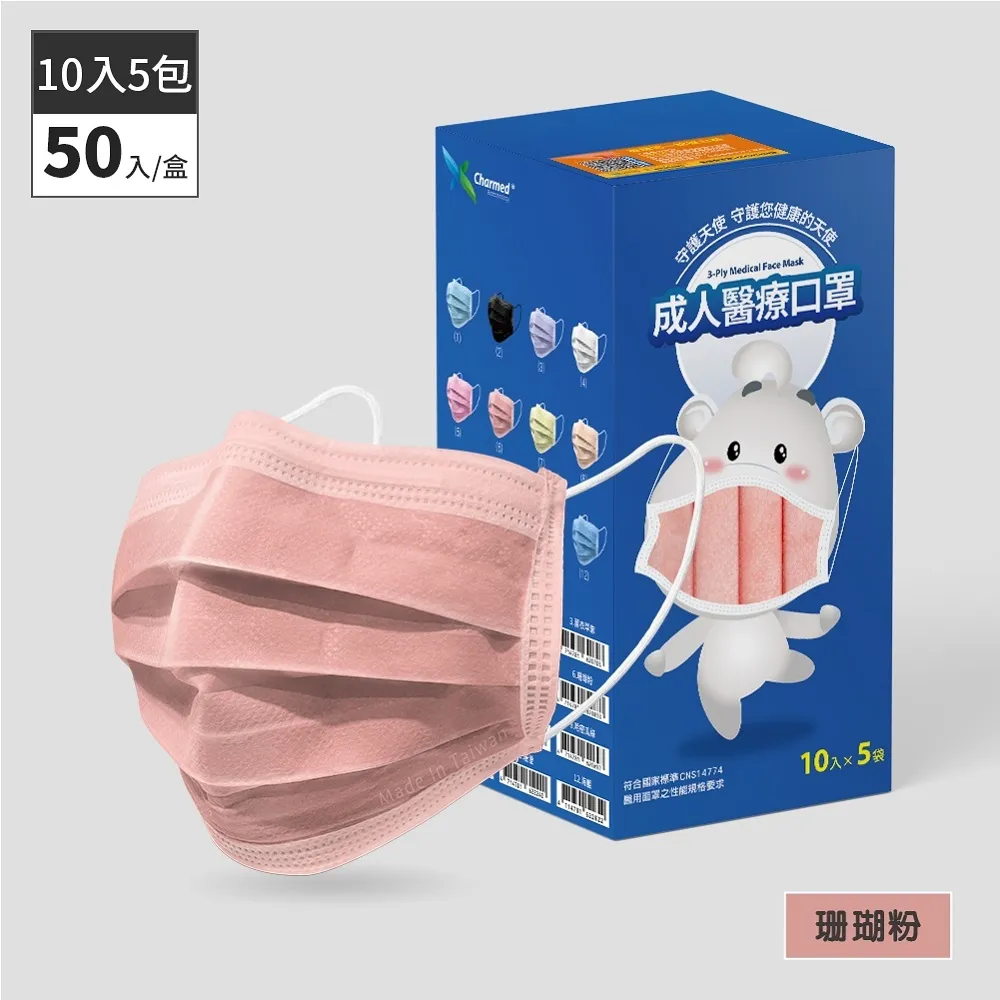 昌明生技 成人醫用口罩-浪漫漸層綜合款(50入/盒) 歷史價格詳細信息