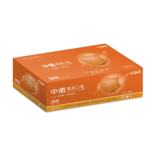 【中衛】雙鋼印醫療口罩-潮橘1盒入(30片/盒) 歷史價格詳細信息