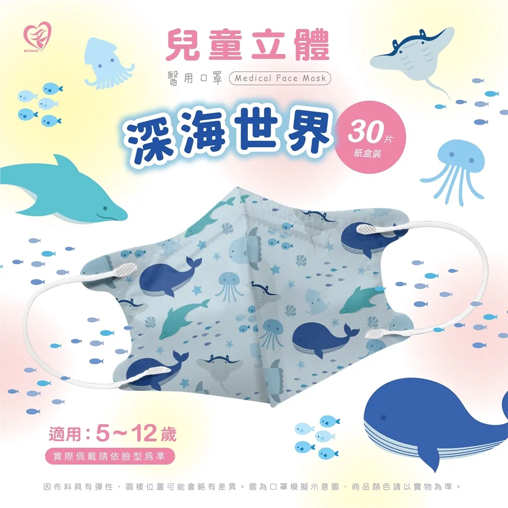 【盛籐】3D兒童立體醫療口罩 飛機朵朵 30入/盒 歷史價格詳細信息