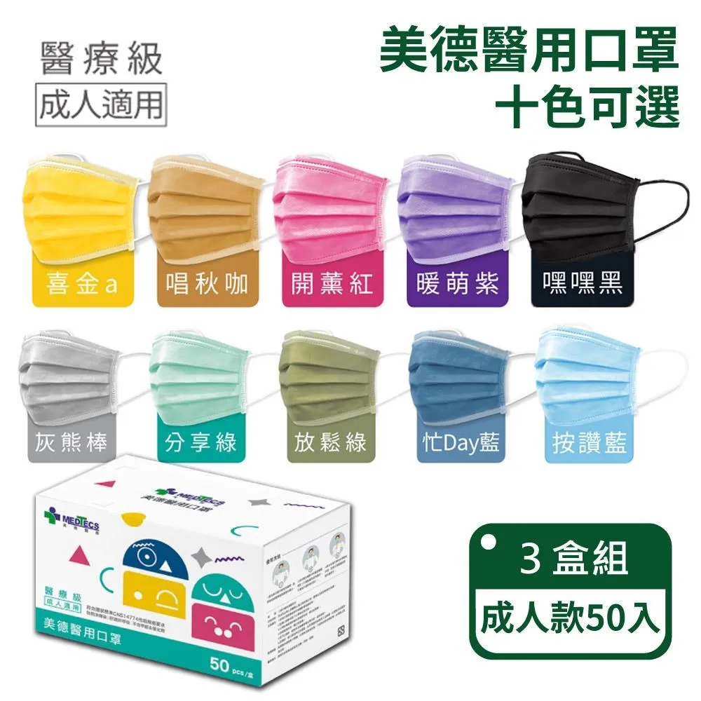 MEDTECS 美德醫療 美德醫用口罩 多彩YA 40片/盒 歷史價格詳細信息
