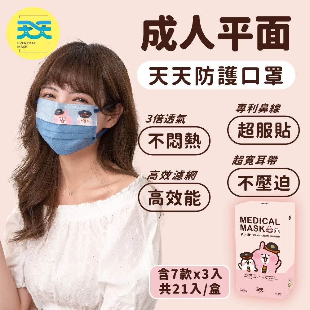 卡娜赫拉的小動物醫療口罩 (藍綠/粉橘) 成人平面 20 片/盒 公司貨【立赫藥局】 歷史價格詳細信息