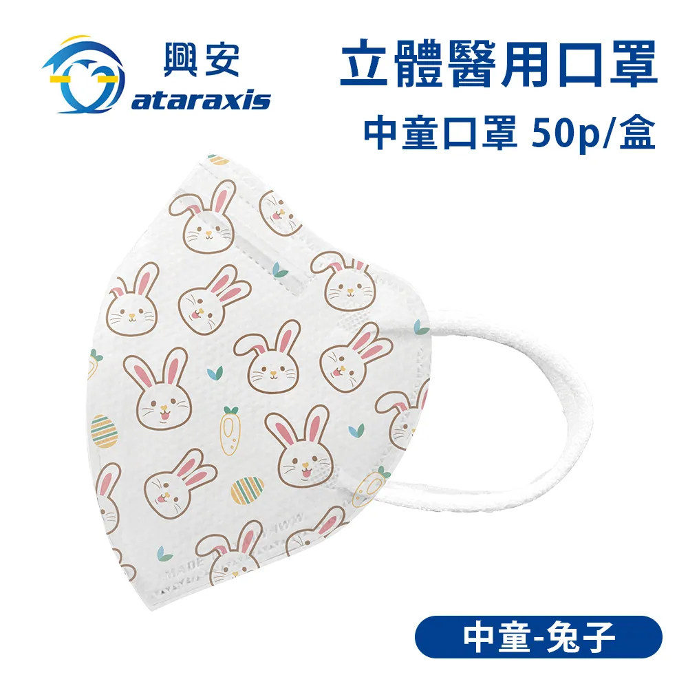 興安 中童立體醫用口罩-素色x3盒(50入/盒) 歷史價格詳細信息