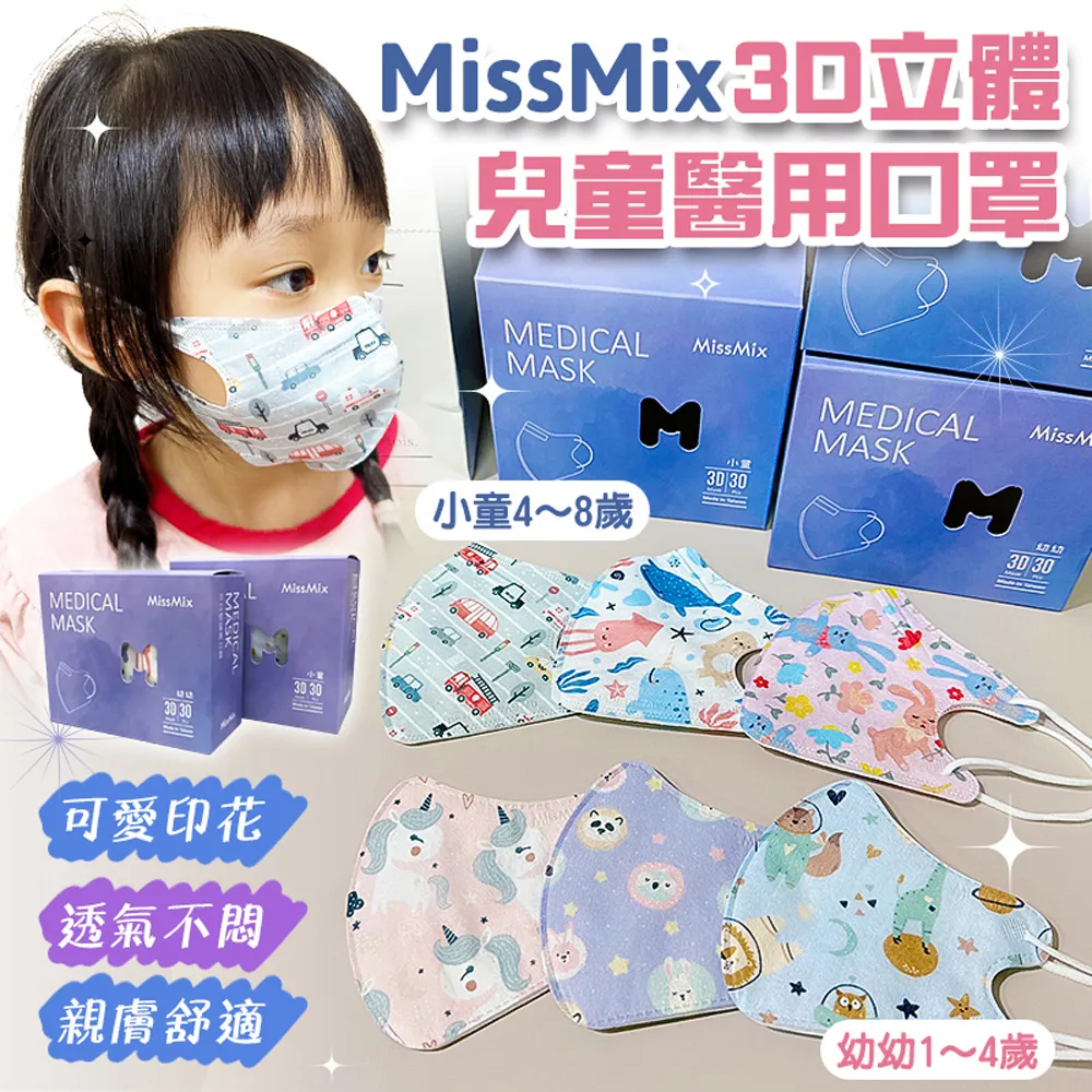 Miss Mix 睿昱口罩（未滅菌）台灣製MD雙鋼印 親子口罩 歷史價格詳細信息
