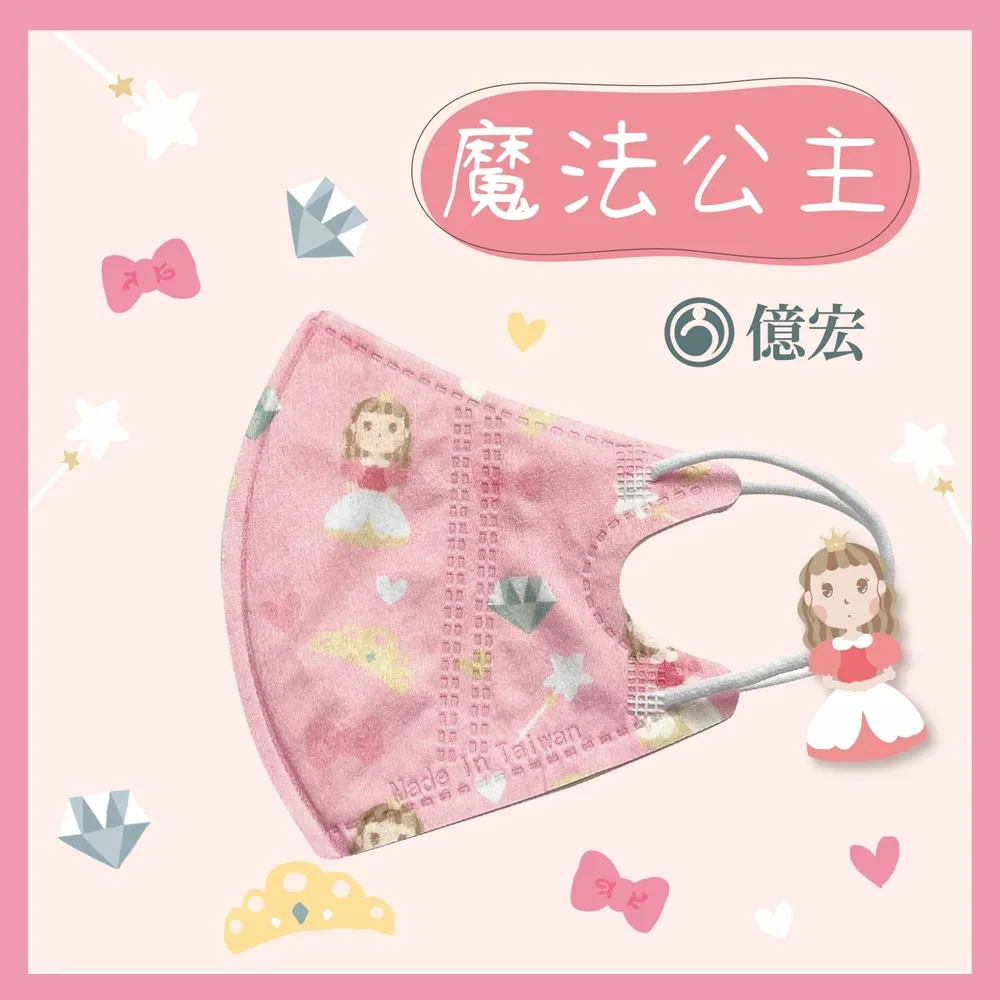 【億宏】3D兒童立體醫療口罩 萌萌兔 30入/盒 單片包 歷史價格詳細信息