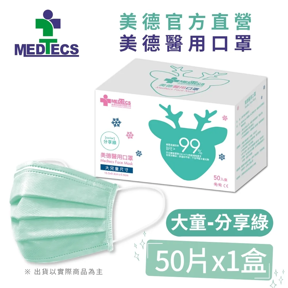 MEDTECS 美德醫用口罩 大兒童 尬電紫 50片/盒 歷史價格詳細信息