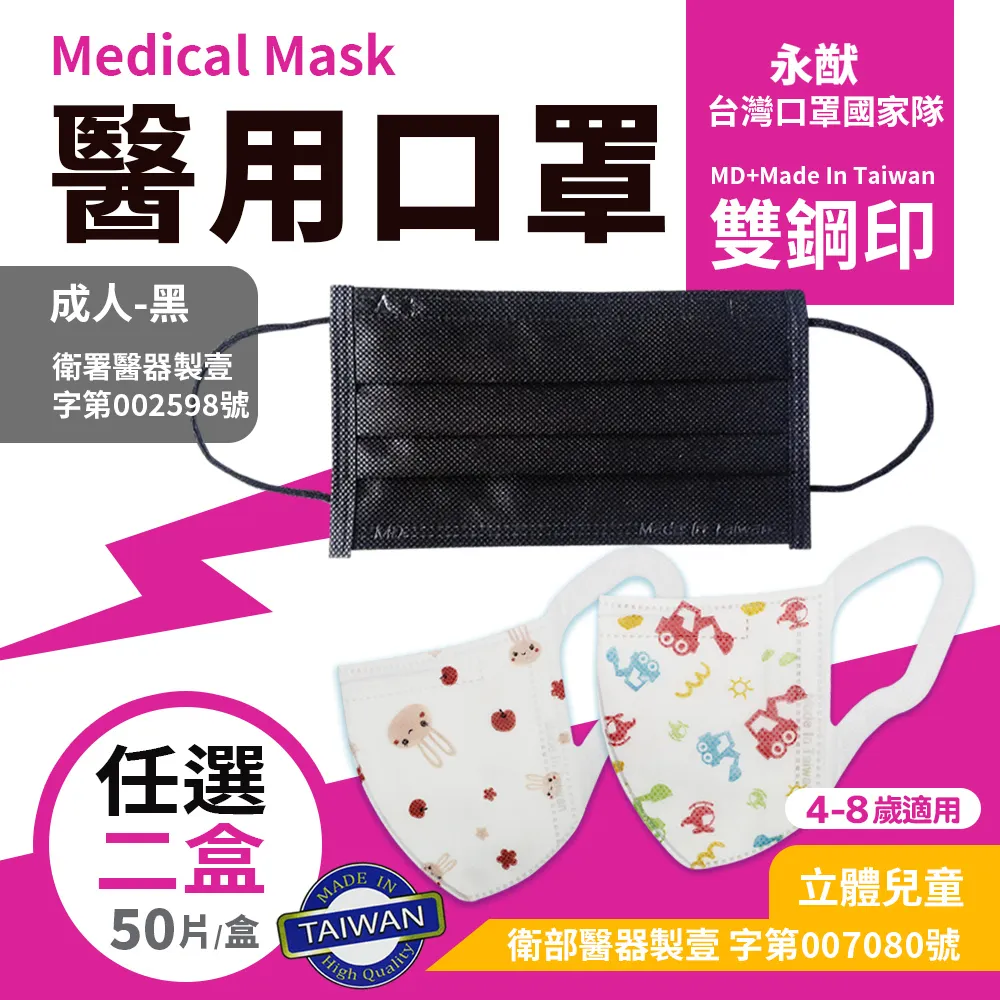 永猷口罩 兒童幼幼醫療口罩 雙鋼印 台灣製造 兒童口罩 幼幼口罩 醫療口罩 醫用口罩 歷史價格詳細信息