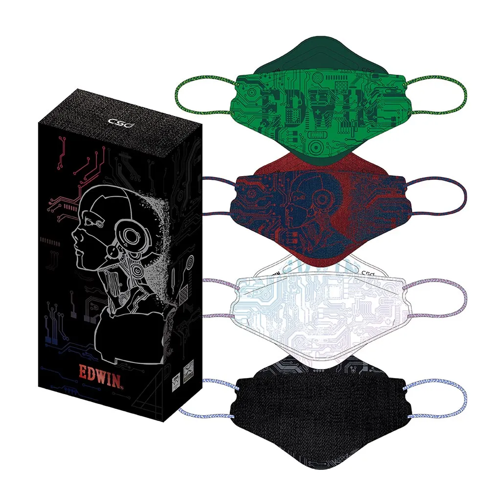 【CSD中衛】EDWIN 503 聯名款口罩-成人立體3D (20片/盒) 歷史價格詳細信息