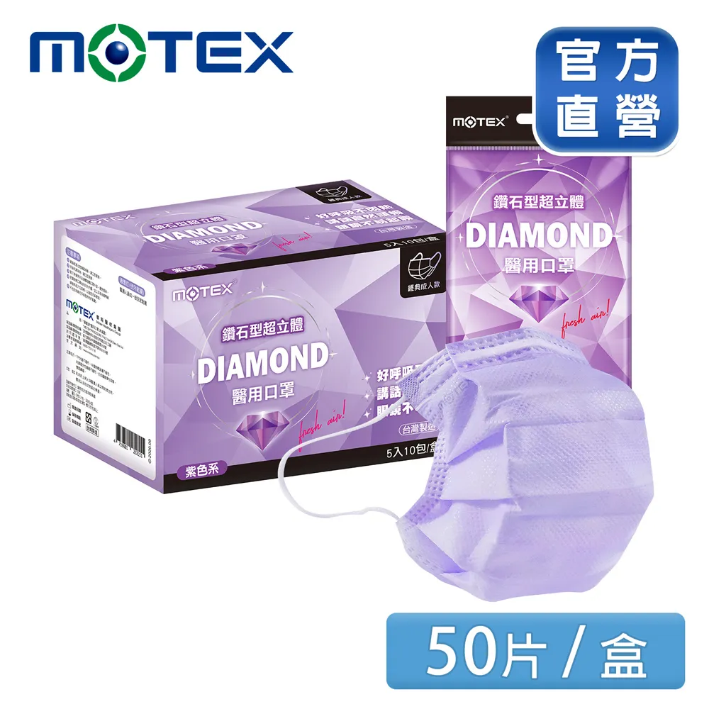 MOTEX 摩戴舒 成人醫用鑽石型 立體口罩 粉色/黑色 小臉適用 50入/盒 成人口罩 公司貨 【立赫藥局】 歷史價格詳細信息