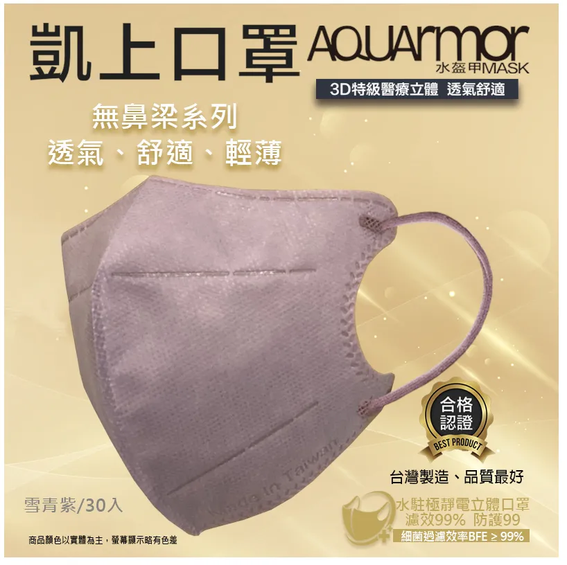 【凱上口罩】無鼻樑醫療3D立體口罩(未滅菌)30入/盒(奶油薄荷) 歷史價格詳細信息