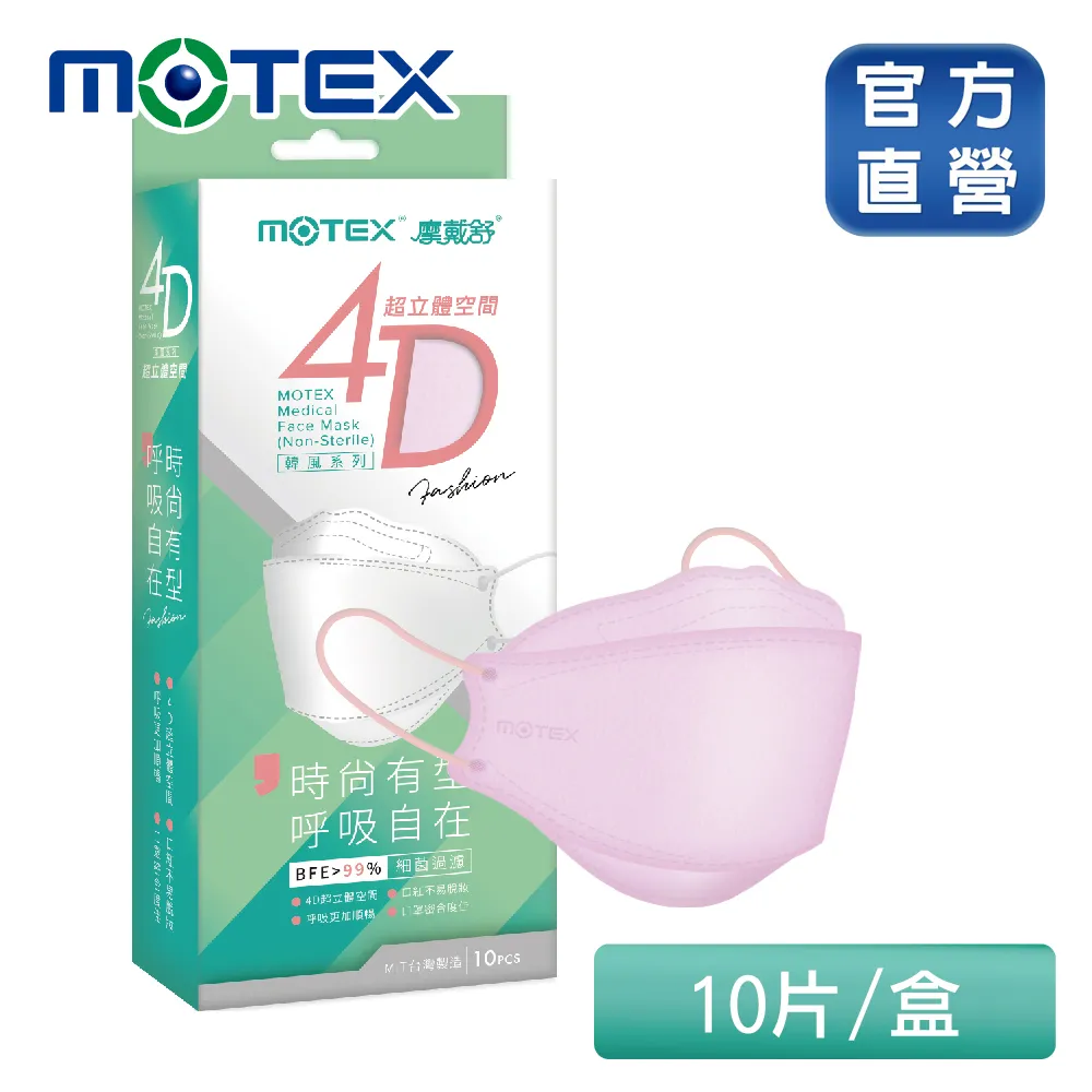 【MOTEX 摩戴舒】醫用口罩 櫻花粉(5片包，10包/盒) 安全舒適x保護衛生 歷史價格詳細信息