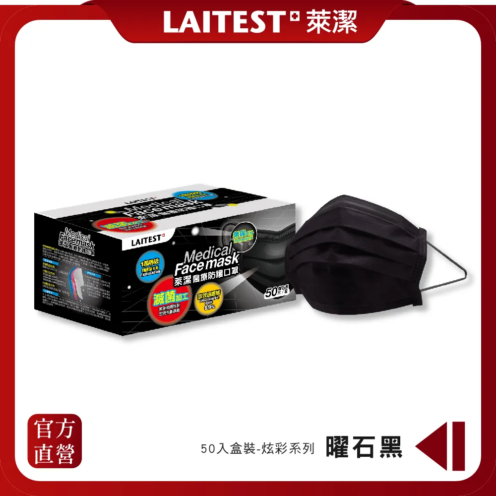 【LAITEST 萊潔】醫療防護口罩/成人 黑耀夜櫻 30入盒裝(配彩系列) 歷史價格詳細信息