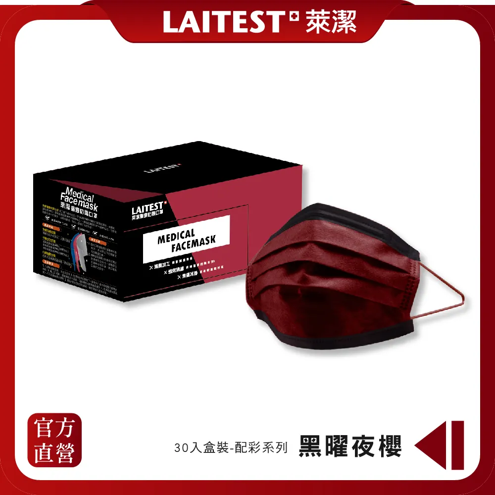 【LAITEST萊潔】 醫療防護口罩/成人 - 煙石灰 30入盒裝 (都會時尚系列) 歷史價格詳細信息