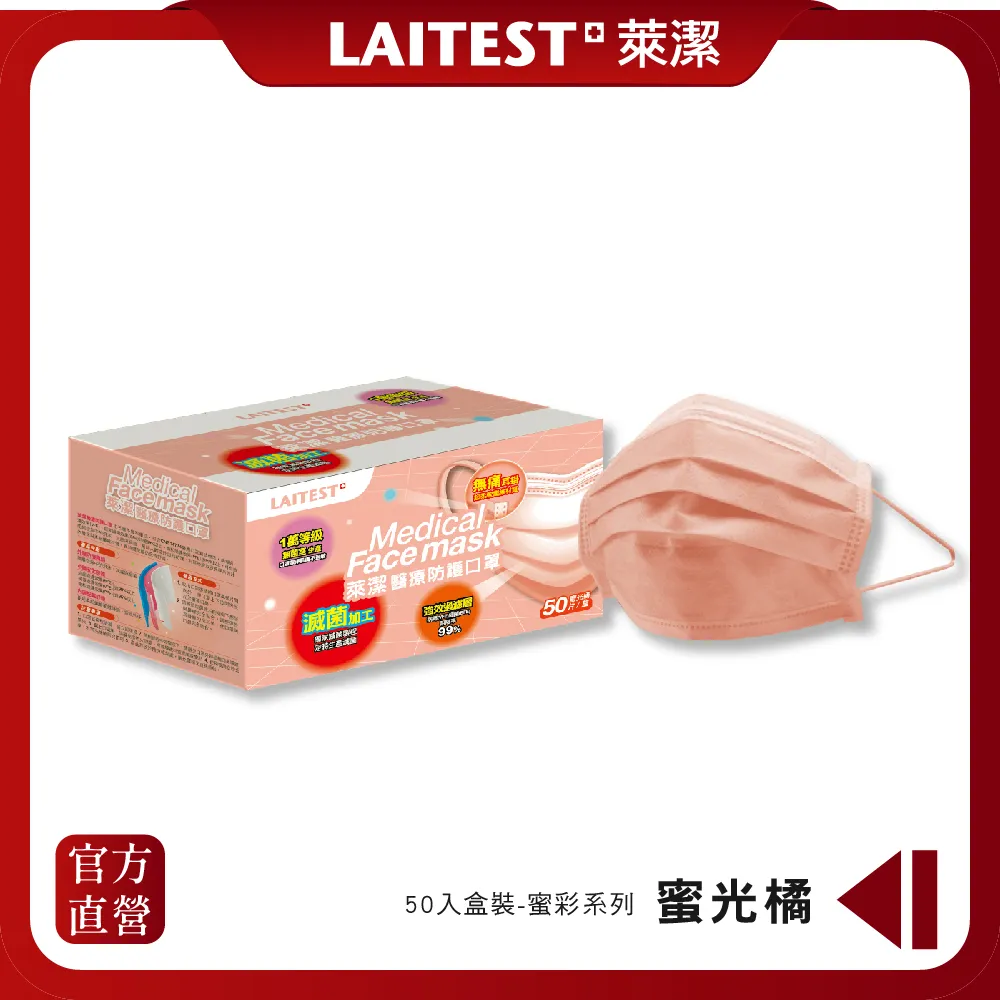 【LAITEST萊潔】 醫療防護口罩/成人 - 煙石灰 30入盒裝 (都會時尚系列) 歷史價格詳細信息