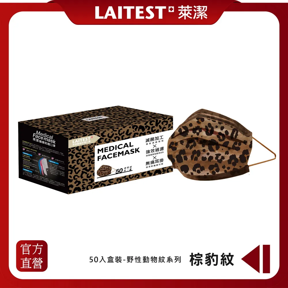 【LAITEST萊潔】 醫療防護口罩/成人 - 漾光麥 30入盒裝 (都會時尚系列) 歷史價格詳細信息