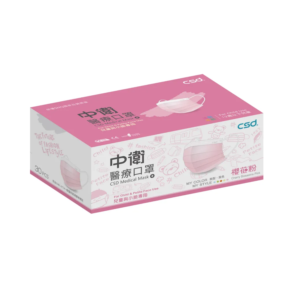 【中衛】雙鋼印醫療口罩-薰衣紫1盒入(50片/盒) 歷史價格詳細信息