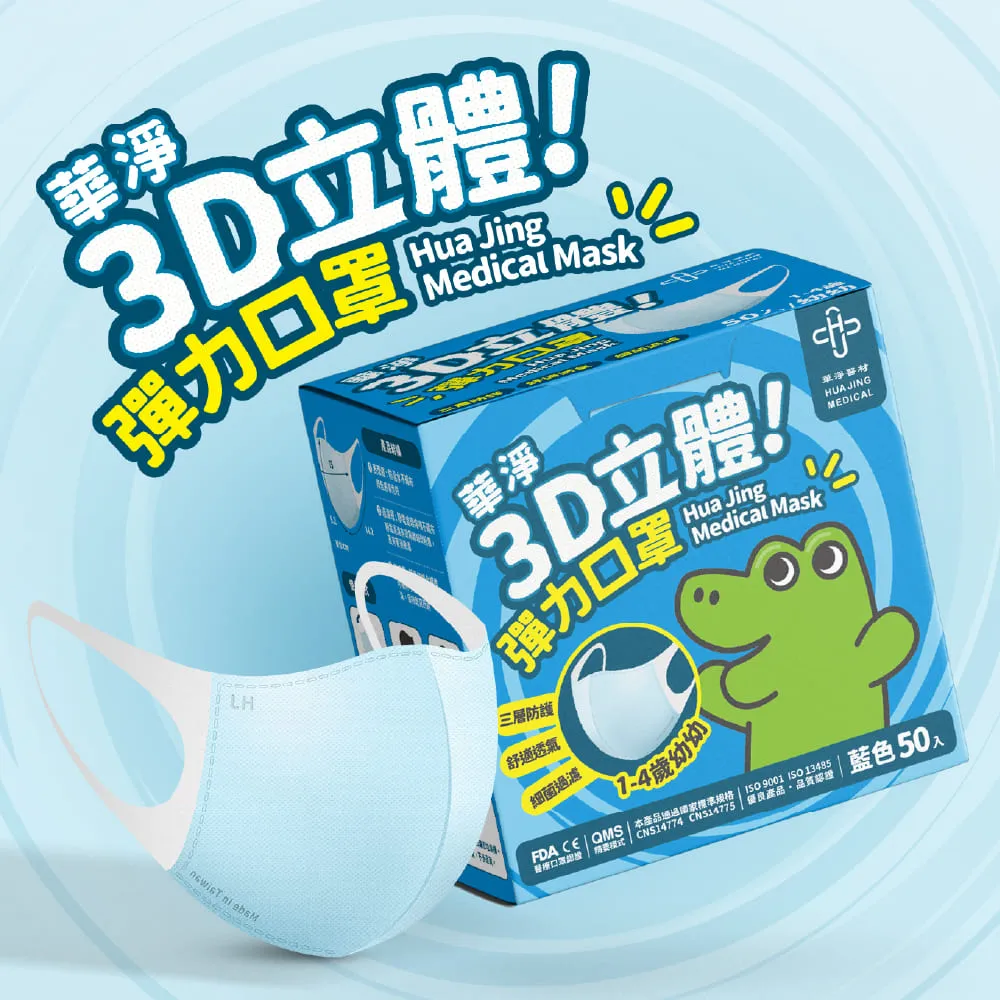 華淨醫用口罩-3D立體醫療口罩-粉-兒童用 (50片/盒) 歷史價格詳細信息