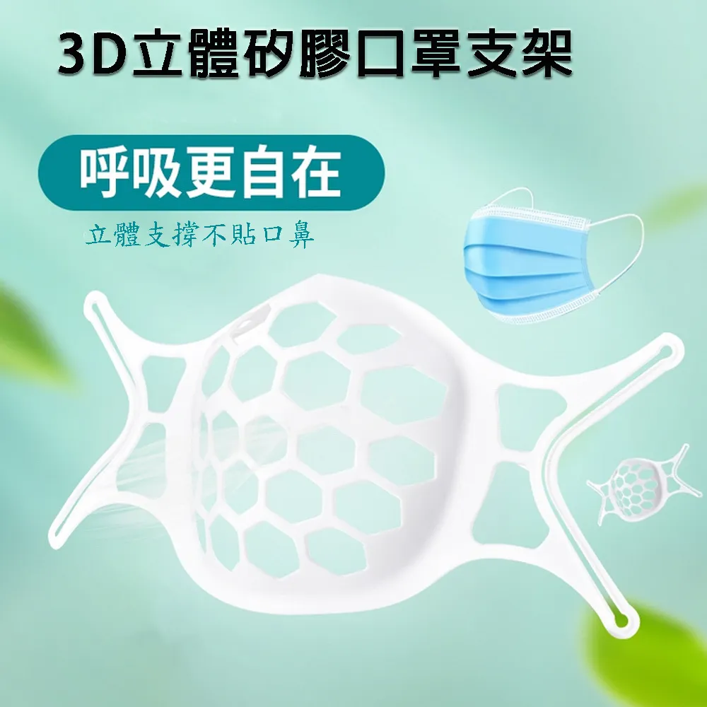 【10入】SH01軟式矽膠舒適款立體3D透氣口罩支架 歷史價格詳細信息