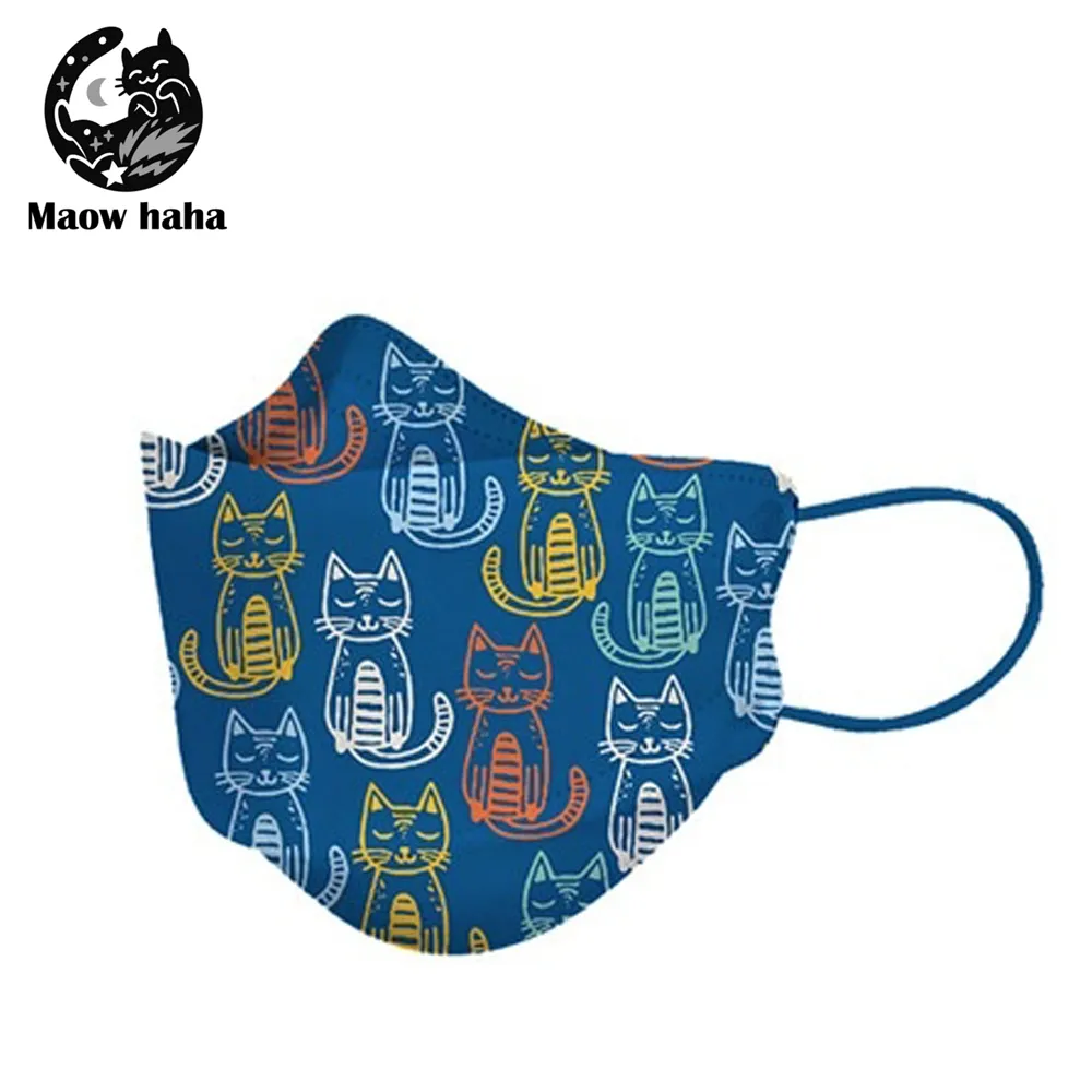 【喵喜Maowhaha】虎哩五吉限量限定 醫用口罩 插畫家聯名款 (1入/10片獨立包裝)｜MD鋼印 卜公家族 歷史價格詳細信息