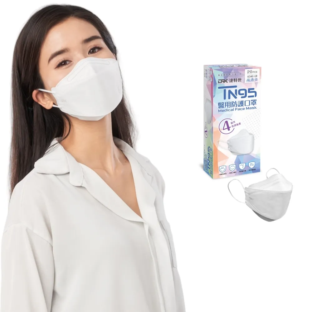 【DRX達特世】TN95醫用3D口罩-冰晶白/炫耀黑-20入 歷史價格詳細信息