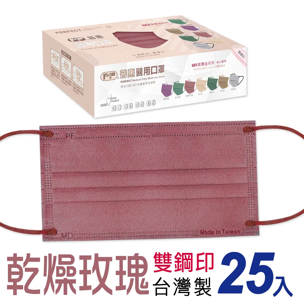 【普惠醫工】成人用口罩 孔雀綠(黑邊) 25片/盒 歷史價格詳細信息