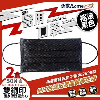 永猷 雙鋼印拋棄式成人醫用口罩-2盒(50入*2盒) 歷史價格詳細信息
