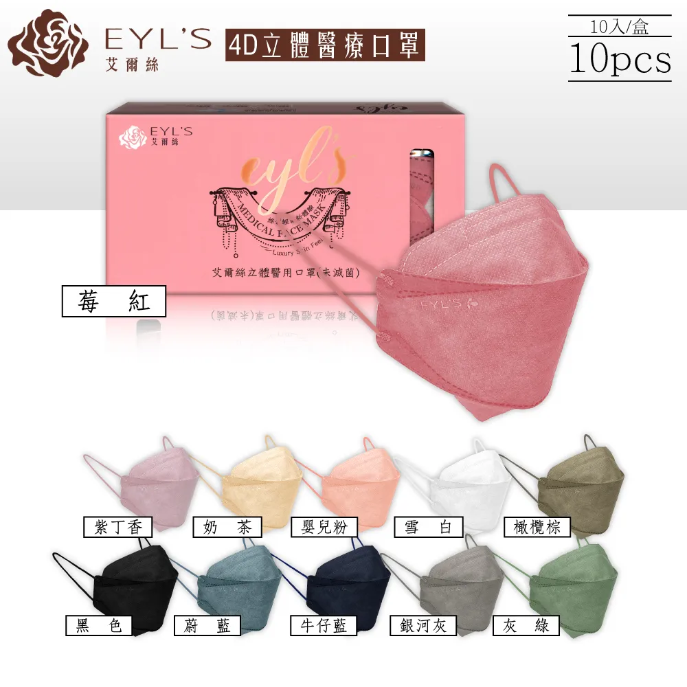 艾爾絲 3D立體醫療口罩 (顏色任選) 10入/盒 價格比較,價格查詢,歷史價格詳細信息