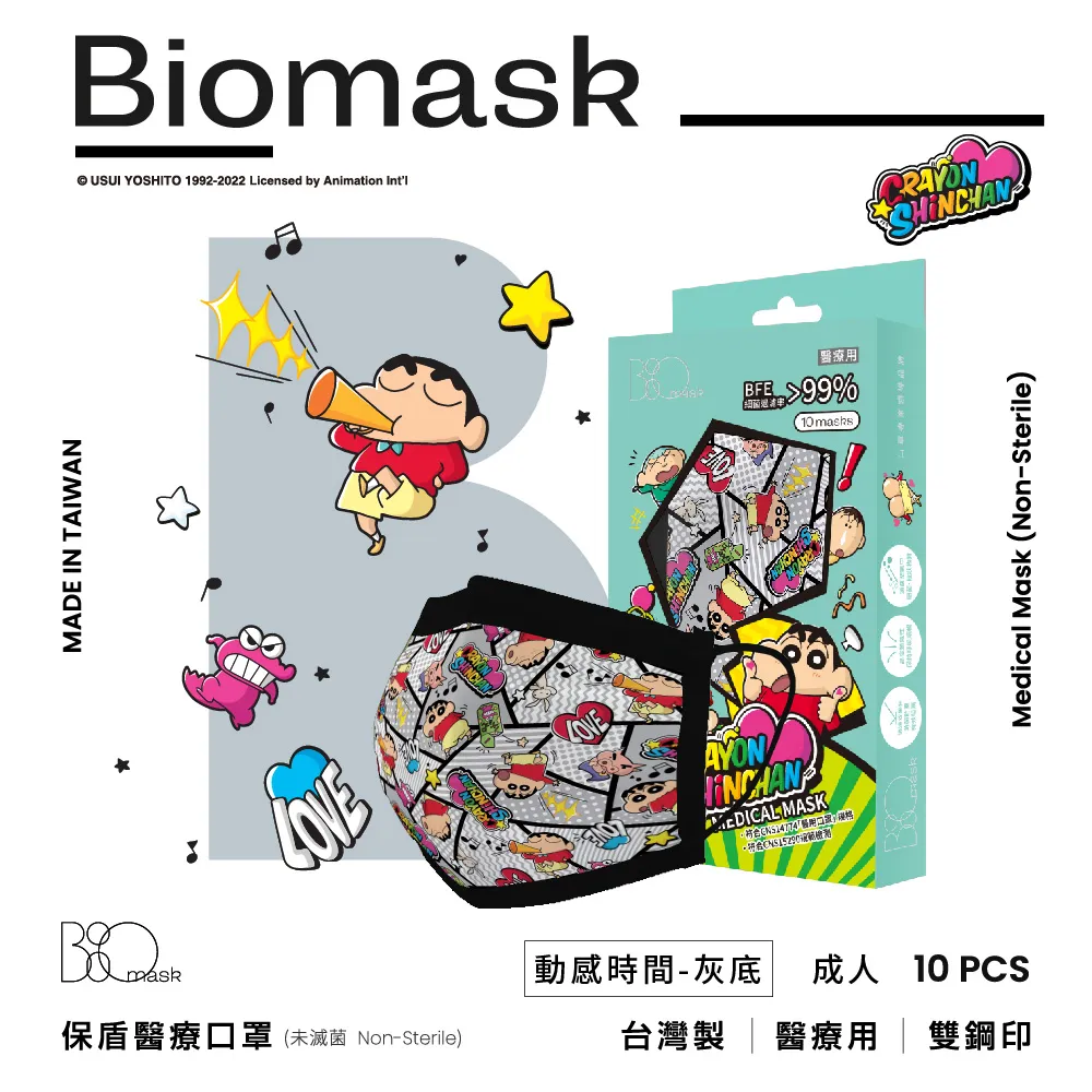 “保盾”醫療口罩-蠟筆小新聯名點心時間系列-蛋糕世界-成人用(10片/盒)(未滅菌) 歷史價格詳細信息