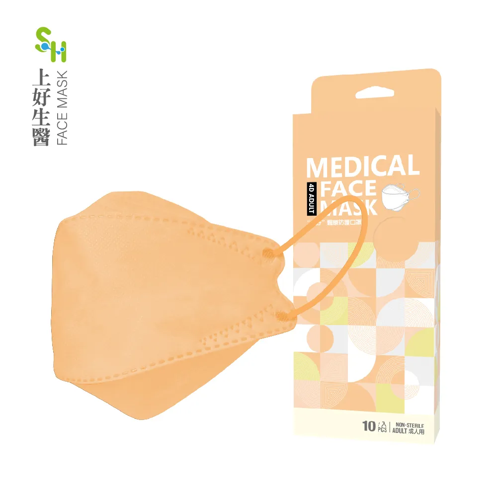 【上好生醫】成人立體｜鵝黃｜10入裝 醫療防護口罩 歷史價格詳細信息