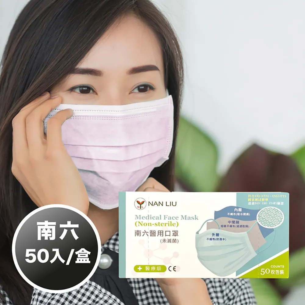 【南六】醫療級  醫療口罩 醫用口罩(成人口罩 50片/盒 /曜石黑/台灣製造 MD雙鋼印  卜公家族) 歷史價格詳細信息
