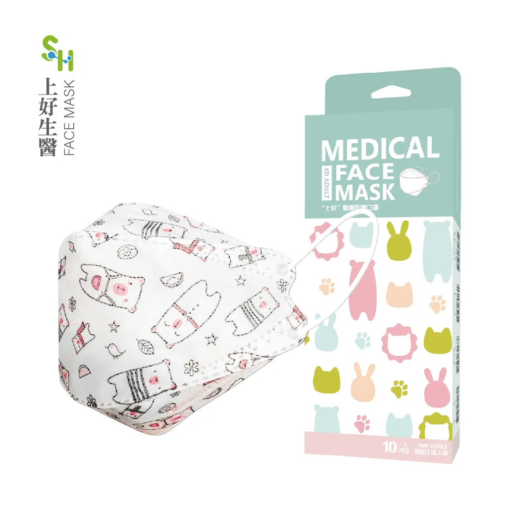 上好生醫 醫療防護立體口罩 成人系列 10入/盒 多款可選 大樹 歷史價格詳細信息