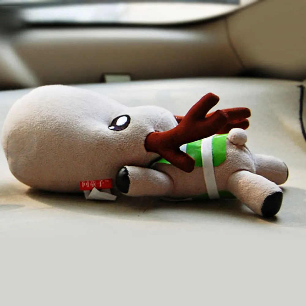 一鹿平安相伴汽車擺件天然象牙果可愛小鹿車內中控臺裝飾桌面擺件 歷史價格詳細信息