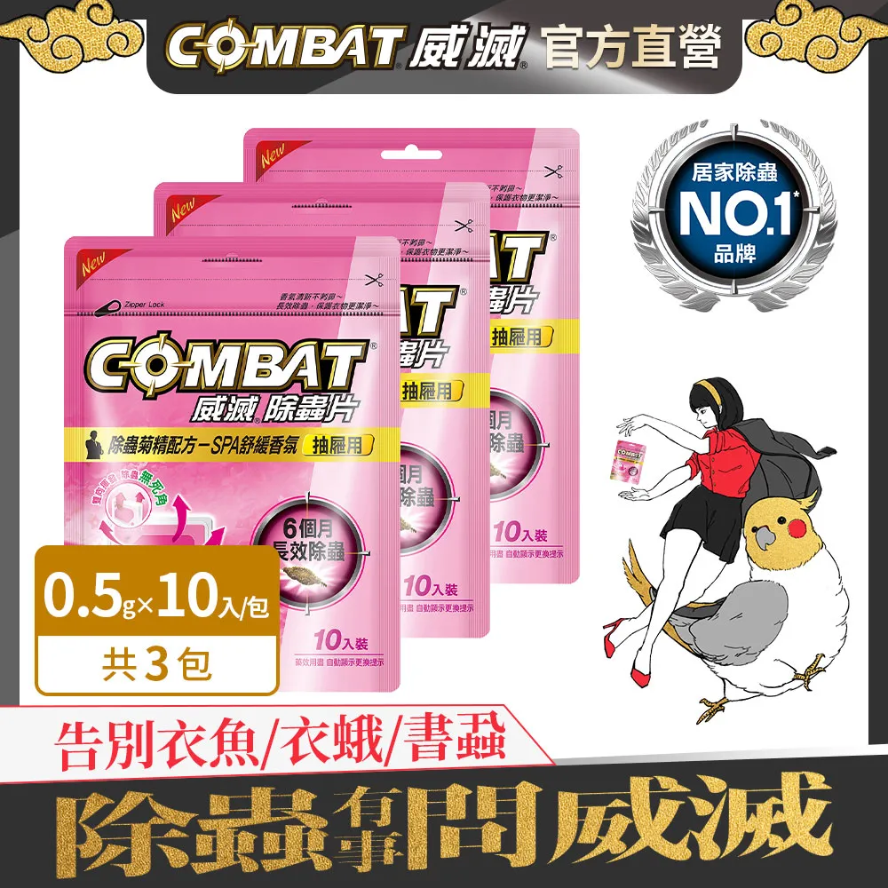 Combat威滅  抽屜/衣櫃除蟲片 歷史價格詳細信息