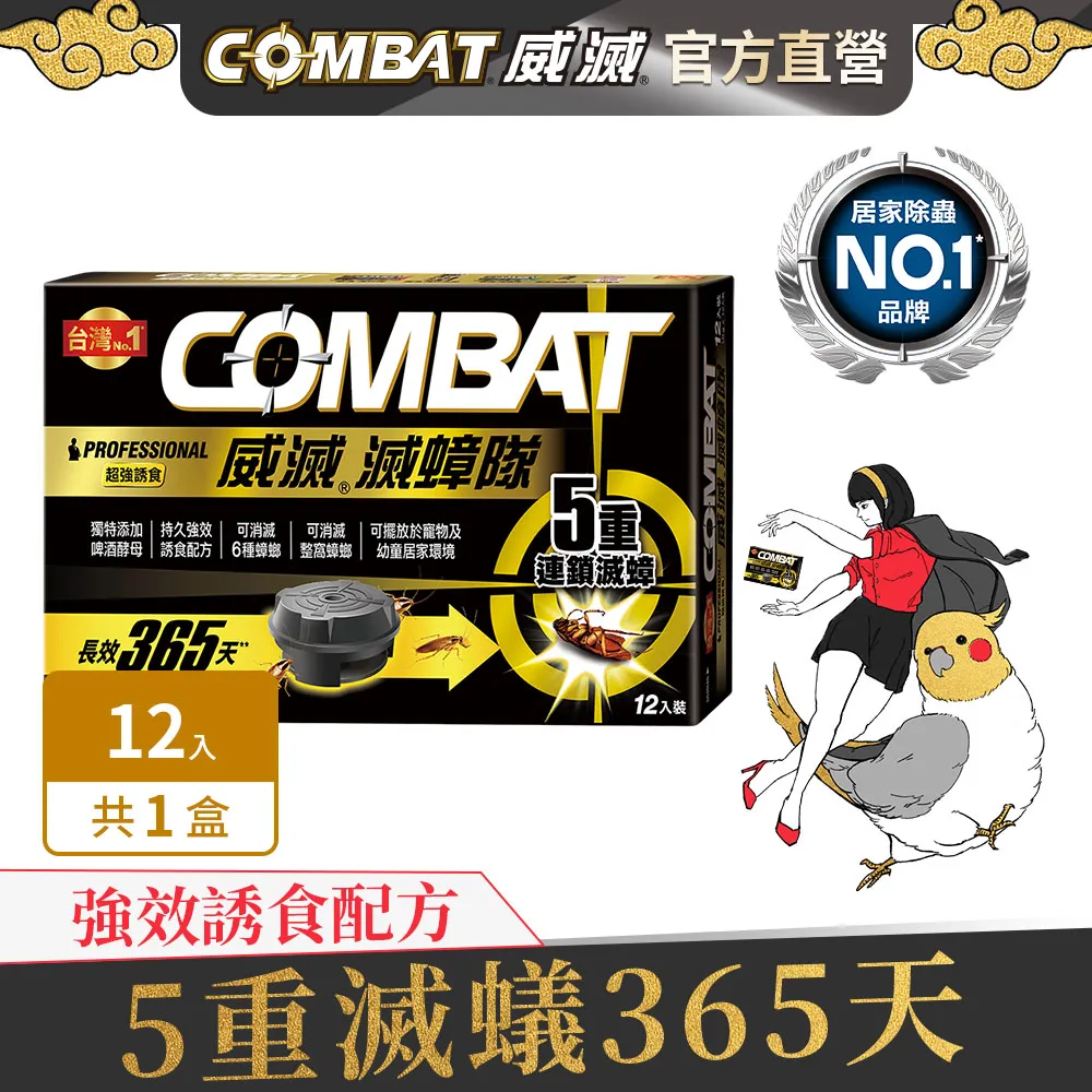 COMBAT 威滅滅蟻隊 5重連鎖_迷你無痕（愛美松配方）1.2gx12入 歷史價格詳細信息