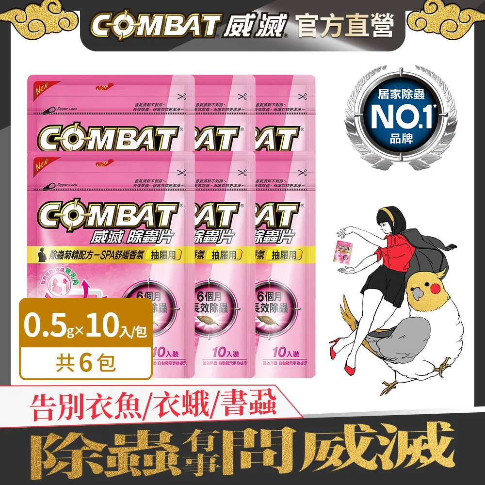 Combat威滅  抽屜/衣櫃除蟲片 歷史價格詳細信息