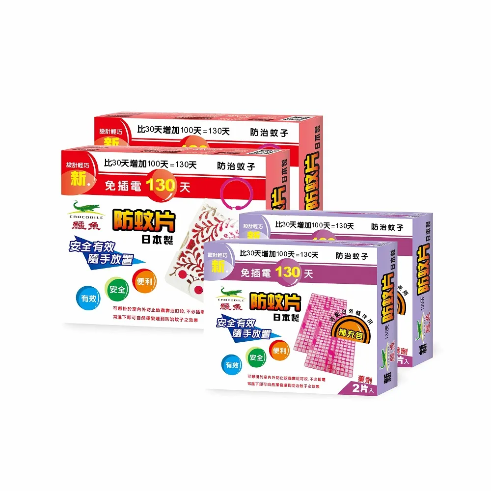 【鱷魚】130天防蚊片(補充包)-2盒 歷史價格詳細信息