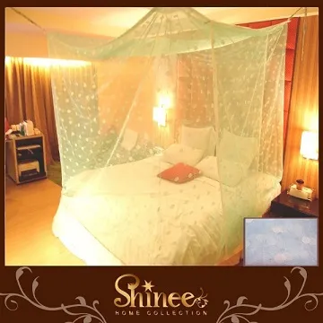 SHINEE《100%台灣製 高密度單人3.5尺內格蚊帳》- 淺粉色星花(買就送棉質綁繩x4) 歷史價格詳細信息