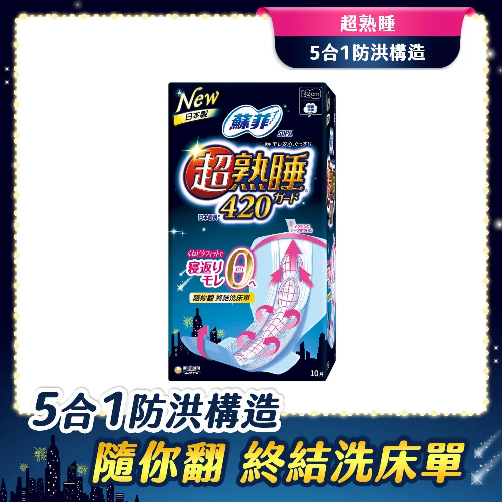 蘇菲 超熟睡夜用(42CM)(10片/包) 歷史價格詳細信息