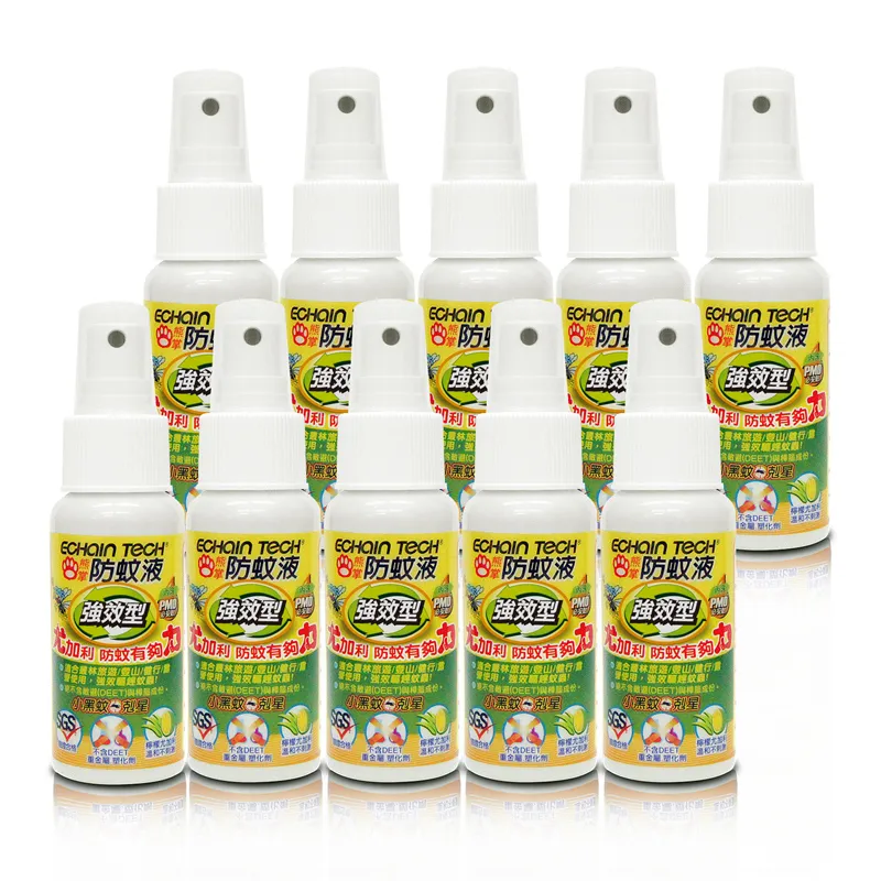 ECHAIN TECH 強效型 防蚊液 超值10瓶組 60ml X 10 PMD配方 家蚊 小黑蚊適用 歷史價格詳細信息