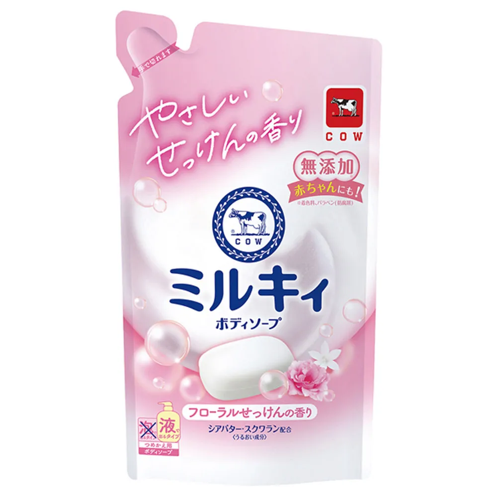 【日本牛乳石鹼】牛乳精華沐浴乳補充包400ml  現貨 蝦皮直送 歷史價格詳細信息