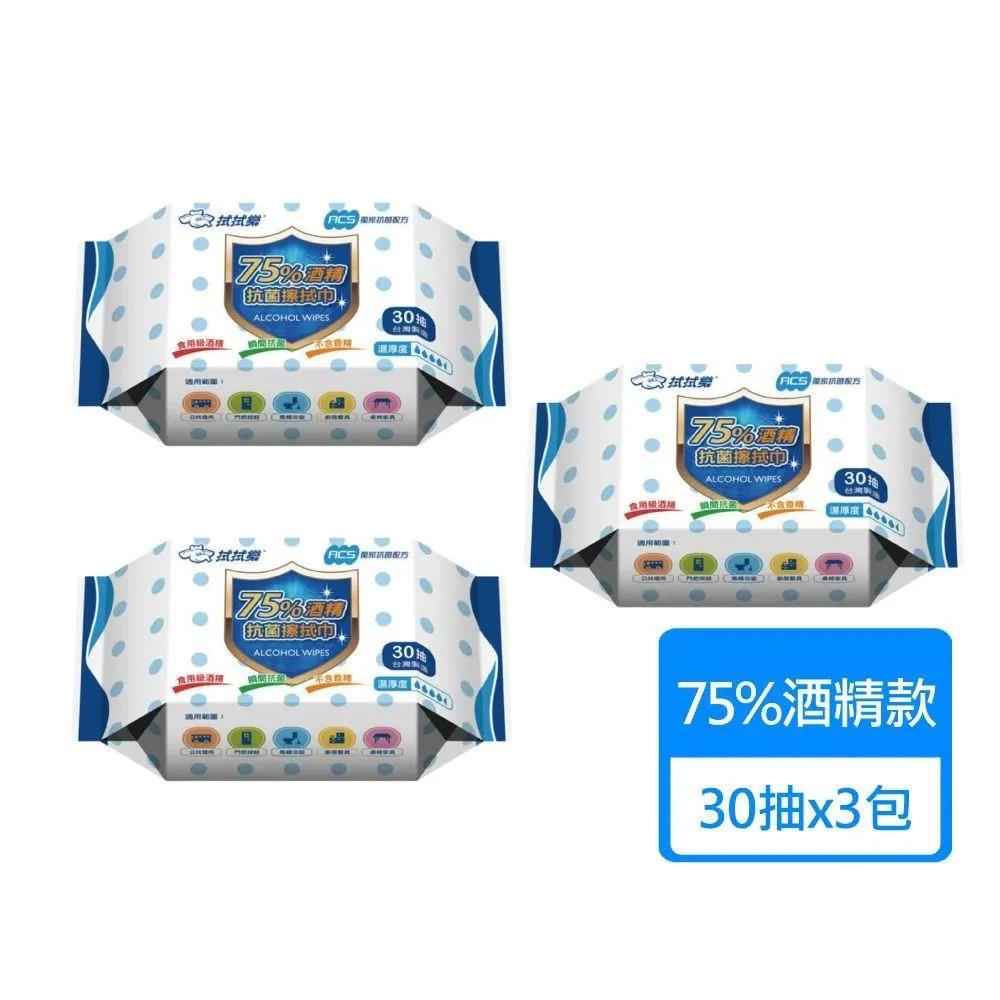 拭拭樂 75%酒精抗菌擦拭巾30抽x36包 歷史價格詳細信息