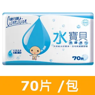 【康乃馨】純水潔膚濕巾80片x24包/箱(兔兔典藏版) 歷史價格詳細信息