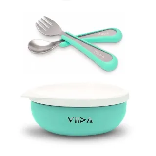 台灣 VIIDA Soufflé 抗菌不鏽鋼餐具旗艦組-附吸盤 (5款可選)【麗兒采家】 歷史價格詳細信息