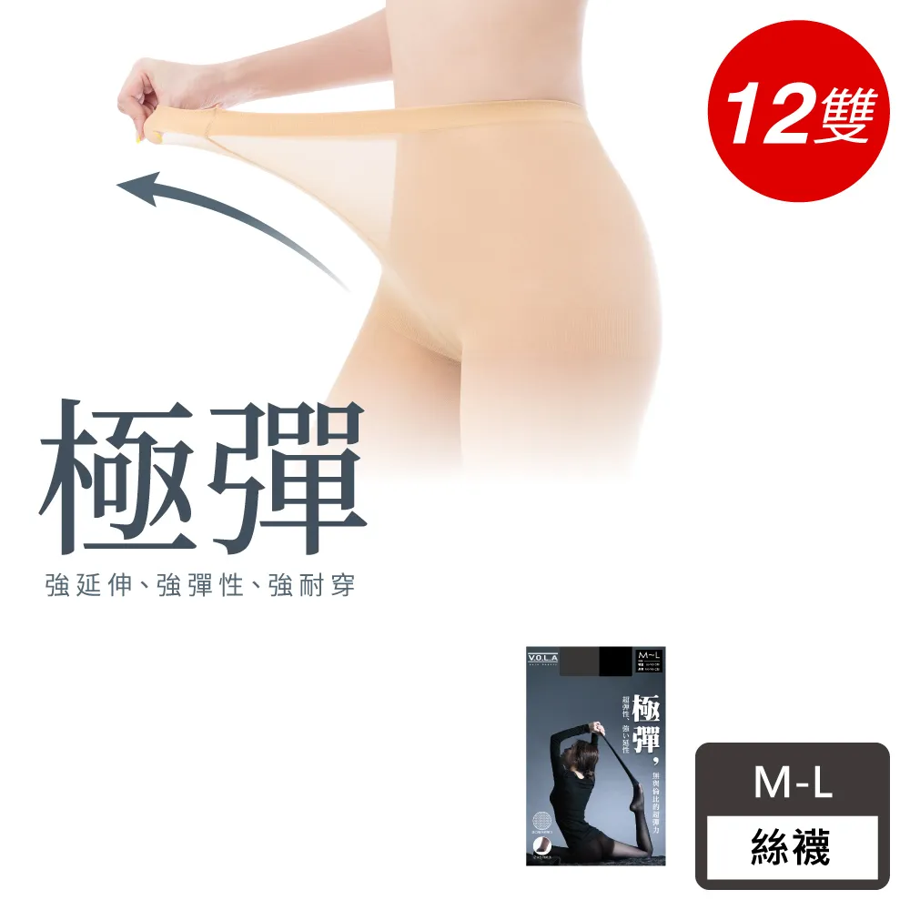 VOLA維菈 無暇美肌 30丹極彈耐勾褲型絲襪◆透氣超彈絲襪-膚-12入◆O-S7123F- 歷史價格詳細信息