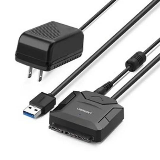 綠聯sata轉usb3.0易驅線硬盤轉換連接器轉接線2.5/3.5英寸桌機筆電電腦外接口固態機械硬盤光驅數據讀取 歷史價格詳細信息
