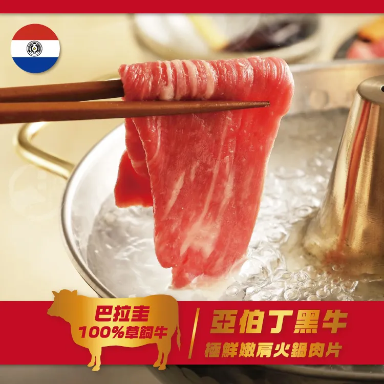 【勝崎免運直送】巴拉圭亞伯丁黑牛極鮮嫩肩牛排18片組(100公克/1片) 歷史價格詳細信息